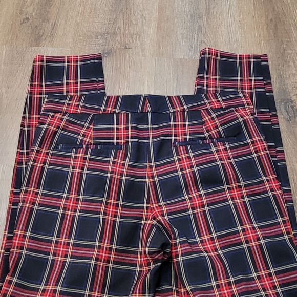 Joe Fresh Dress Pant, Plaid Tartan, Zipper pockets, size 2 - Picture 3 of 11